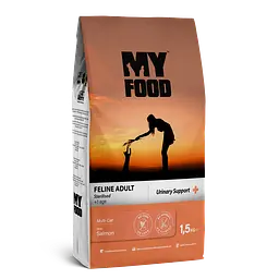 Сухий Корм ​​Myfood Суперпреміум для дорослих стерилізованих котів з Лососем 1,5 кг