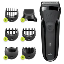 Електрична бритва Braun Series 3 300BT Black - мініатюра 2
