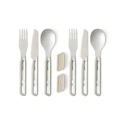 Набір столового приладдя Sea to Summit Detour Stainless Steel Cutlery Set 2P, 6 предметів Сріблястий