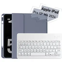 Чохол до планшета BeCover with keyboard Apple iPad Pro 13" M4 2024 Purple (713007)