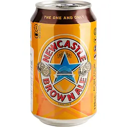 Пиво Newcastle Brown Ale напівтемне пастеризоване 4.7% 0.33 л з/б - мініатюра 3