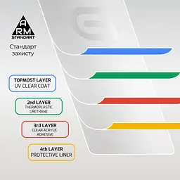 Захисне скло для Samsung Galaxy A21s (A217), Full Glue, 2.5D, на весь екран, глянцеве, загартоване 9H, повне проклеювання по всій поверхні, з чорною рамкою, протиударне, ArmorStandart (ARM56261-GFG-BK) - мініатюра 5