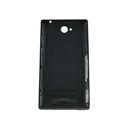Задня кришка для Sony C2305 S39h Xperia C чорний - мініатюра 2