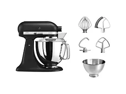 Кухонна машина KitchenAid Artisan 5KSM175PSEBK з відкидним блоком 4.8 л «Чавун» - мініатюра 4