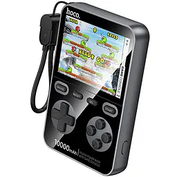 Портативний ЗП Power Bank Hoco Q47 Shine PD20W with cable + Game Console 10000 mAh Metal gray - мініатюра 5