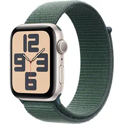 Смарт-годинник Apple Watch SE 2 GPS 44mm Starlight Aluminium Case with Lake Green Sport Loop 2024 (MXEW3) [123346]