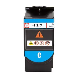 Тонер-картридж BASF Lexmark CS417dn 71B0H20 Cyan (BASF-KT-71B0H20) - мініатюра 2