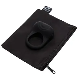 Віброкільце Fifty Shades of Grey Sensation Vibrating Love Ring 6.5 см чорний - мініатюра 4