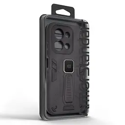 Чехол для Xiaomi Redmi 15C 4G Poco C85 4G, Proover, черный, с подставкой и магнитом, противоударный, ударопрочный, бронированный, панель-накладка, защита всего корпуса, термополиуретан (TPU) + поликарбонат (PC), ArmorStandart (ARM86722) - мініатюра 3