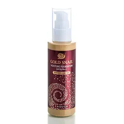 Омолоджуючий тональний крем для обличчя Муцин равлика Gold Snail Moisture Foundation SPF30 PA++ (21) Enough 100 мл