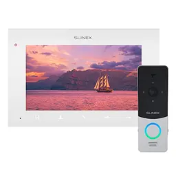 Комплект відеодомофона Slinex SQ-07MTHD White + ML-20HD Silver-Black (83-00059)
