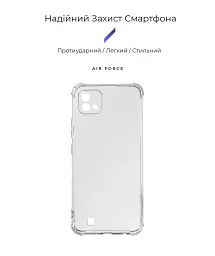 Чохол ArmorStandart Air Force для Realme C11 2021 Camera cover Clear - мініатюра 2