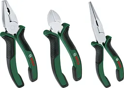 Плоскогубці комбіновані набір 3шт Bosch hoz0013028