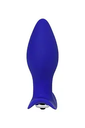 Анальна пробка ToDo Anal Vibro Plug Fancy 10.7 см (синій) - мініатюра 10