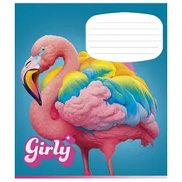Зошит учнівський "Girly" 024-3330L-5 в лінію, 24 аркуша