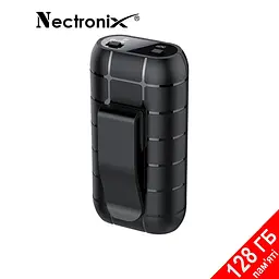 Міні диктофон з великим часом роботи Nectronix A50+, з пам'яттю 128 Гб, кліпса, магніт (100836-128) - мініатюра 2