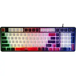 Клавіатура AOC GK116H1 LED USB UA White/Red/Black (GK116H1/97)