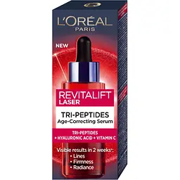 Антивікова сироватка L'Oreal Paris Revitalift Laser Tri-Peptides Age-Correcting Serum 30 мл - мініатюра 2