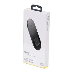 Зарядний пристрій BASEUS Simple 2-in-1 Wireless Charger 18W Max (WXJK-01) чорний - мініатюра 6