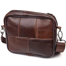 Чоловіча шкіряна сумка Vintage 16х12,5х4 см sum0022670 - мініатюра 2