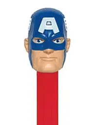 Диспенсер із цукерками Pez Marvel Collection Капітан Америка 17г - мініатюра 4