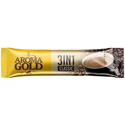 Напій кавовий Aroma Gold Classic 3 в 1, 170 г (10 шт. х 17 г) (895283) - мініатюра 2