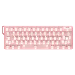 Ігрова магнітна дротова клавіатура DAREU COOL60 / Magnetic Switch / Hot-Swappable / Pink