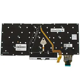 Клавіатура для ноутбука Lenovo (ThinkPad: X1 Карбоновий 8th Gen) rus чорний без фрейму підсвічування клавіш - мініатюра 2