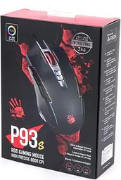 Миша Bloody A4Tech P93s USB Black (P93s (Stone black)) - мініатюра 4