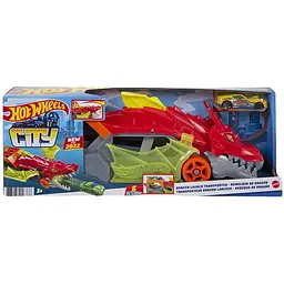Вантажівка-транспортер Hot Wheels Пасть дракона (GTK42) - мініатюра 5