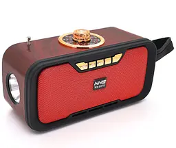 Радиоприемник с фонариком Voltronic NSS270BR Wireless speaker, аккумулятор, на солнечных - мініатюра 1