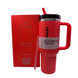 Термокухоль Stanley Quencher ProTour Flip Straw Tumbler з неіржавкої сталі 1,18 л Cherry Red KT7001951