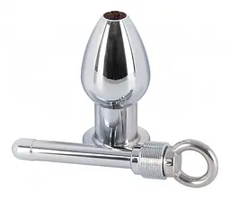 Анальна пробка з отвором Anal Plug deluxe Aluminium Orion 512567 20341 - мініатюра 2