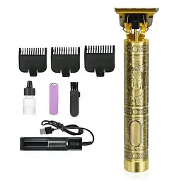 Тример акумуляторний для бороди та волосся Maxtop M98 5W Gold - мініатюра 3