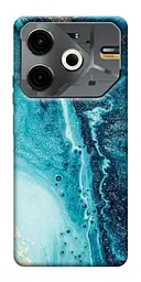 Чохол Demsky Блакитна фарба для Tecno Pova 6 Neo (LI6)