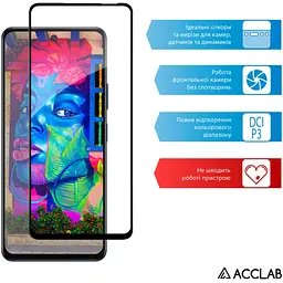 Скло захисне ACCLAB Full Glue Infinix Hot 50 4G Black (1283126606861) - мініатюра 5