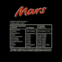 Батончик Mars у молочному шоколаді 51 г (719198) - мініатюра 5
