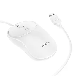 Комп'ютерна миша Hoco GM13 Esteem business Wired mouse Білий