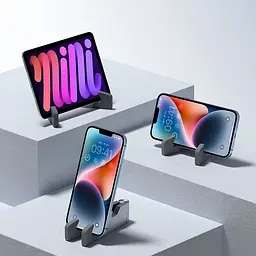 Підставка для смартфона HAGiBiS Desk Phone Holder ZZ5 Silver - мініатюра 3