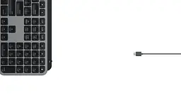 Клавіатура Logitech MX Keys for Mac [920-009558] Space Gray [68411] - мініатюра 10