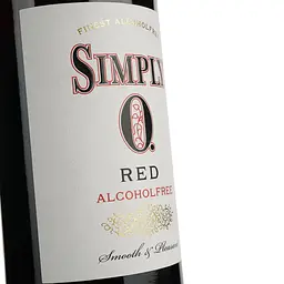 Вино безалкогольне Simply 0 Red червоне напівсолодке 0.75 л - мініатюра 3