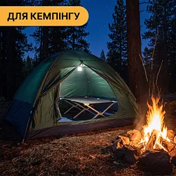 Армійська похідна розкладачка LEOBRO до 150 кг Чорна (LB-MC-B1-BLK) - мініатюра 4