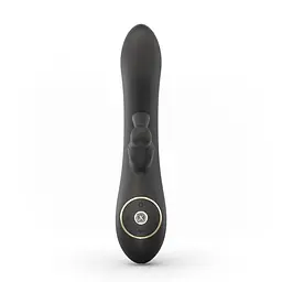 Вакуумний вібратор-кролик Dorcel Divine Rabbit 20.5 см чорний - мініатюра 3