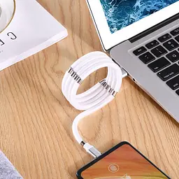 Кабель SuperCalla Lightning на магнітах White (vol-773) - мініатюра 7