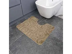 Килимок для ванної кімнати DARIANA 60*50см поліпропіленовий Standard u-cut соти