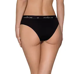 Трусики-сліпи з бавовни та еластаном Passion PS004 PANTIES XL, black - мініатюра 2