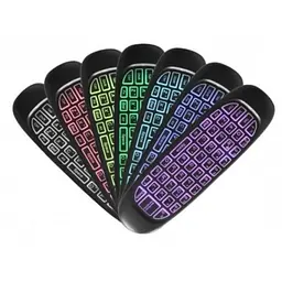 Пульт C120L бездротова мишка Air Mouse Keyboard з російською клавіатурою Аеропульт з підсвіткою