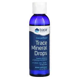 Мінерали Trace Minerals Повний спектр мікроелементів у краплях, ConcenTrace, Full Spectrum, (TMR-00006)