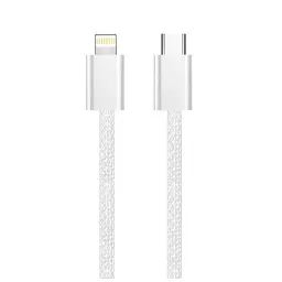 Дата кабель USB-C to Lightning 2.0m PD 27W braided gray ColorWay (CW-CBPDCL068-GR) - мініатюра 3