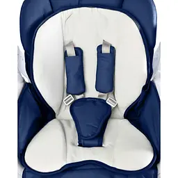 Крісло-гойдалка + стільчик для годування Caretero Indigo Navy - мініатюра 7